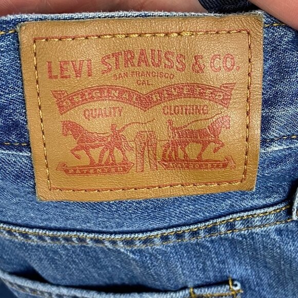 Levis Overalls Size XXS Denim Dungarees Blue Cotton Jumpsuit Casual Bib‎ Style - Picture 5 of 11